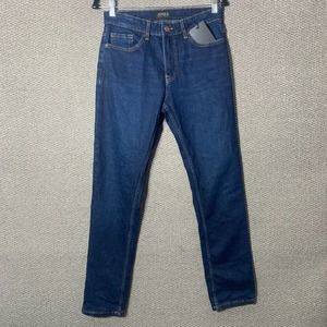 Jones New York Mens Jeans 30X32 Blue Dark Wash Denim Straight‎ Pockets Skater